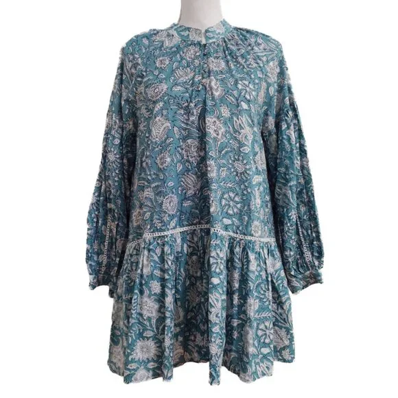 Marea by Liz Joy Elizabeth Dress In Mediterranean Blue - Picture 3 of 11